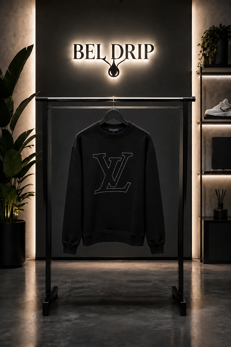 Felpa Louis Vuitton Glitter Stemma XLV