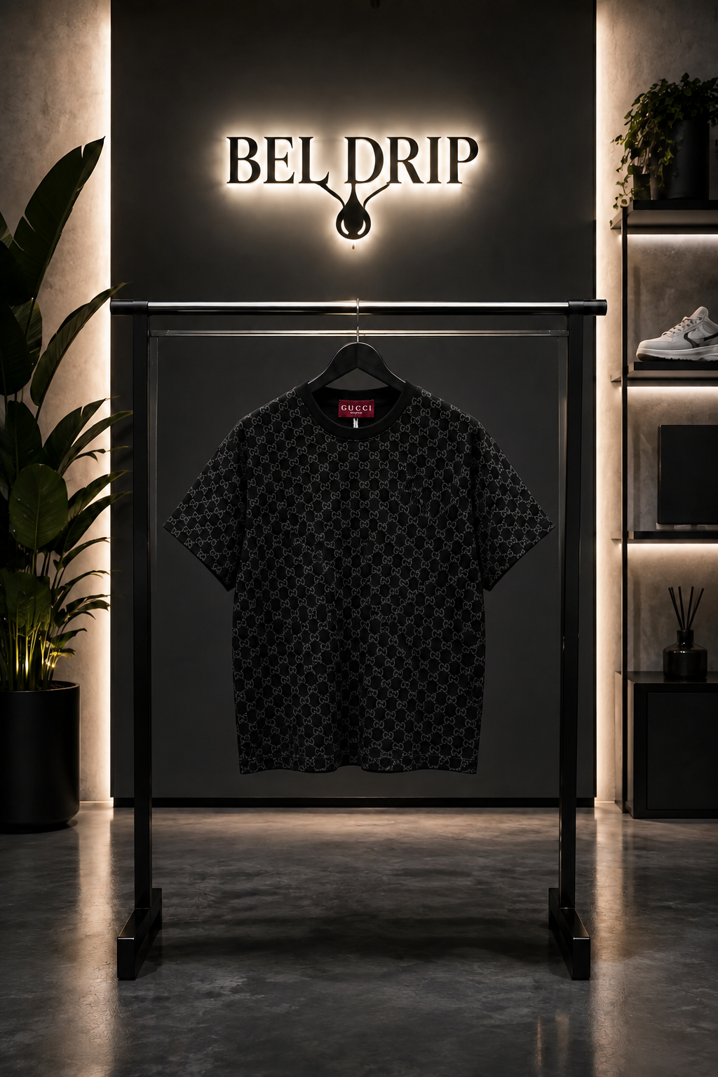 T-Shirt GG Monogram in rilievo 3d