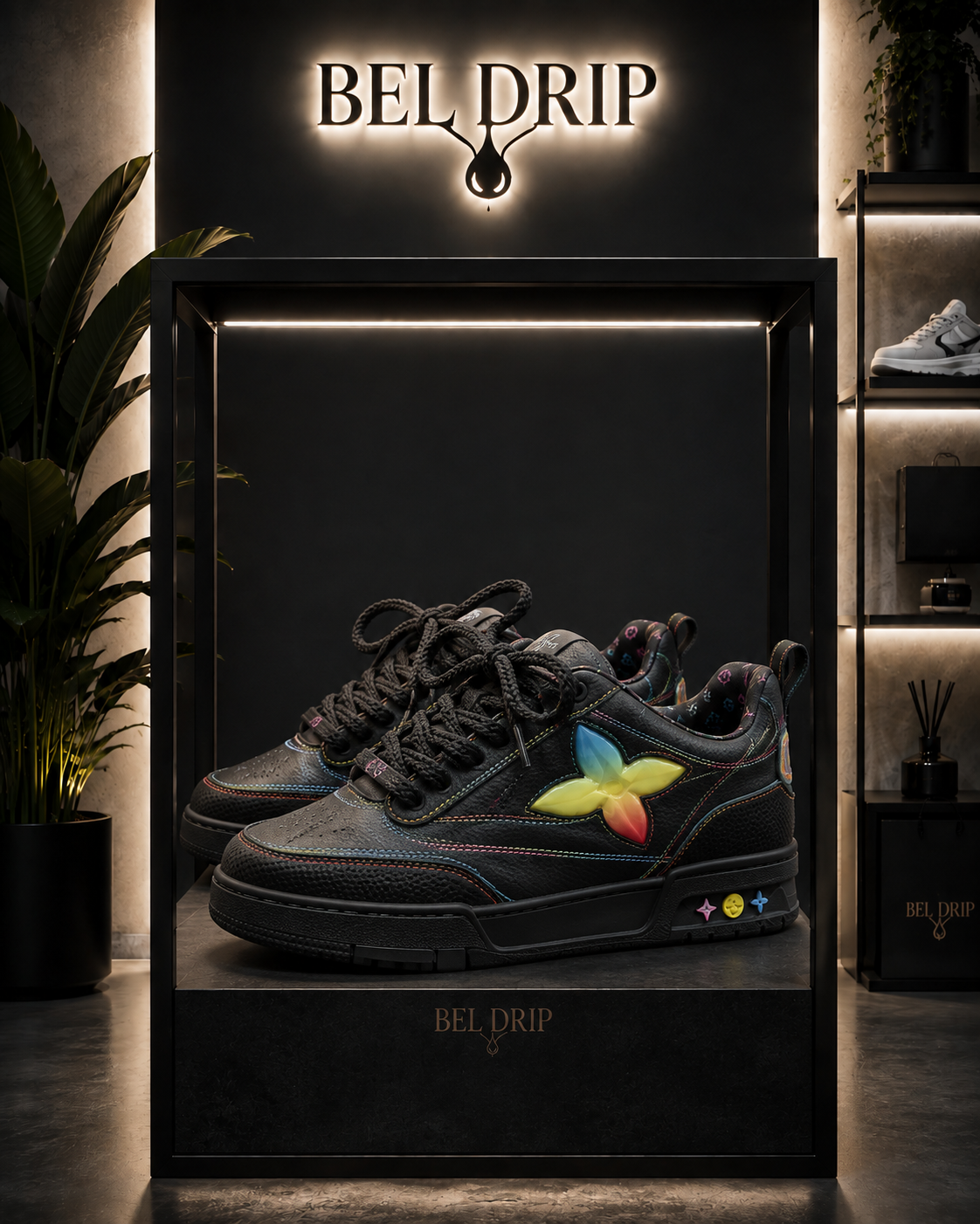 Scarpa Lv Skate Nera Rainbow