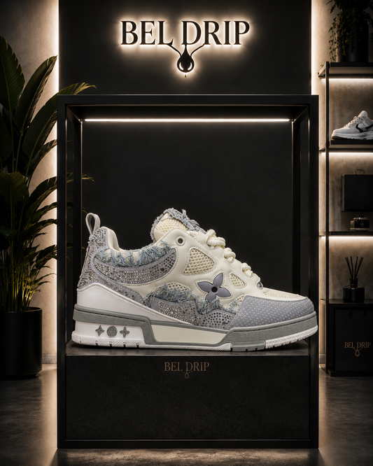 Scarpa Lv Skate Grigia Swarovski