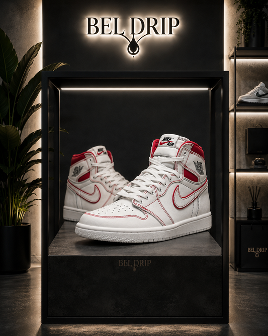 Nike Air Jordan 1 Retro High Phantom Gym Red