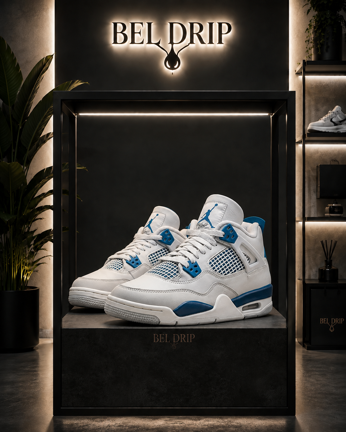 Nike Air Jordan 4 Retro Military Blue