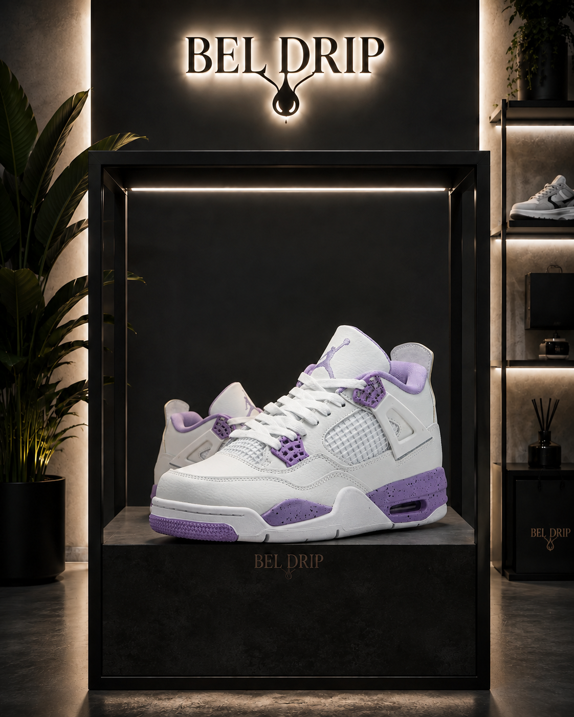 Nike Air Jordan 4 "Purple Oreo"