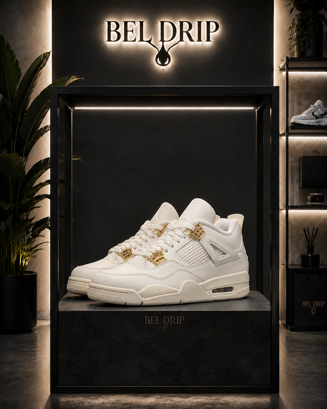 Nike Air Jordan 4 Retro Metallic Gold