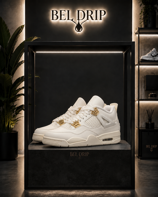 Nike Air Jordan 4 Retro Metallic Gold