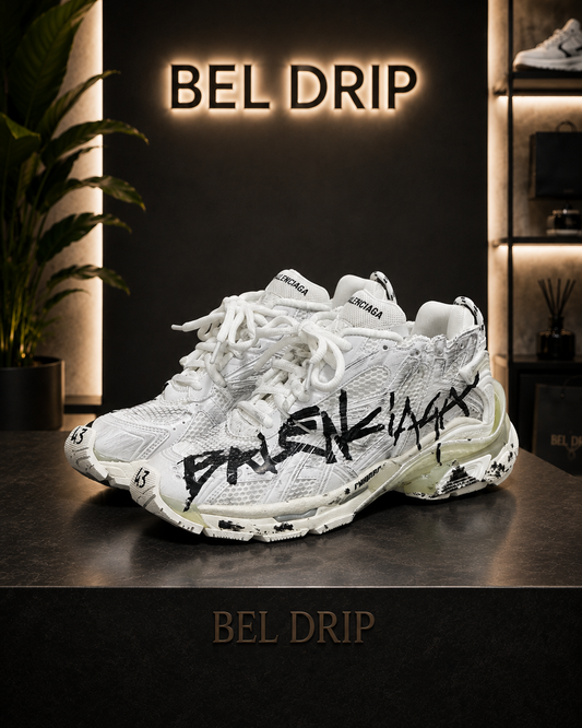 Balenciaga Runner Graffiti Bianca