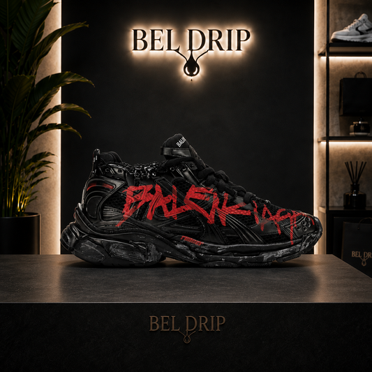 Balenciaga Runner Graffiti Nera