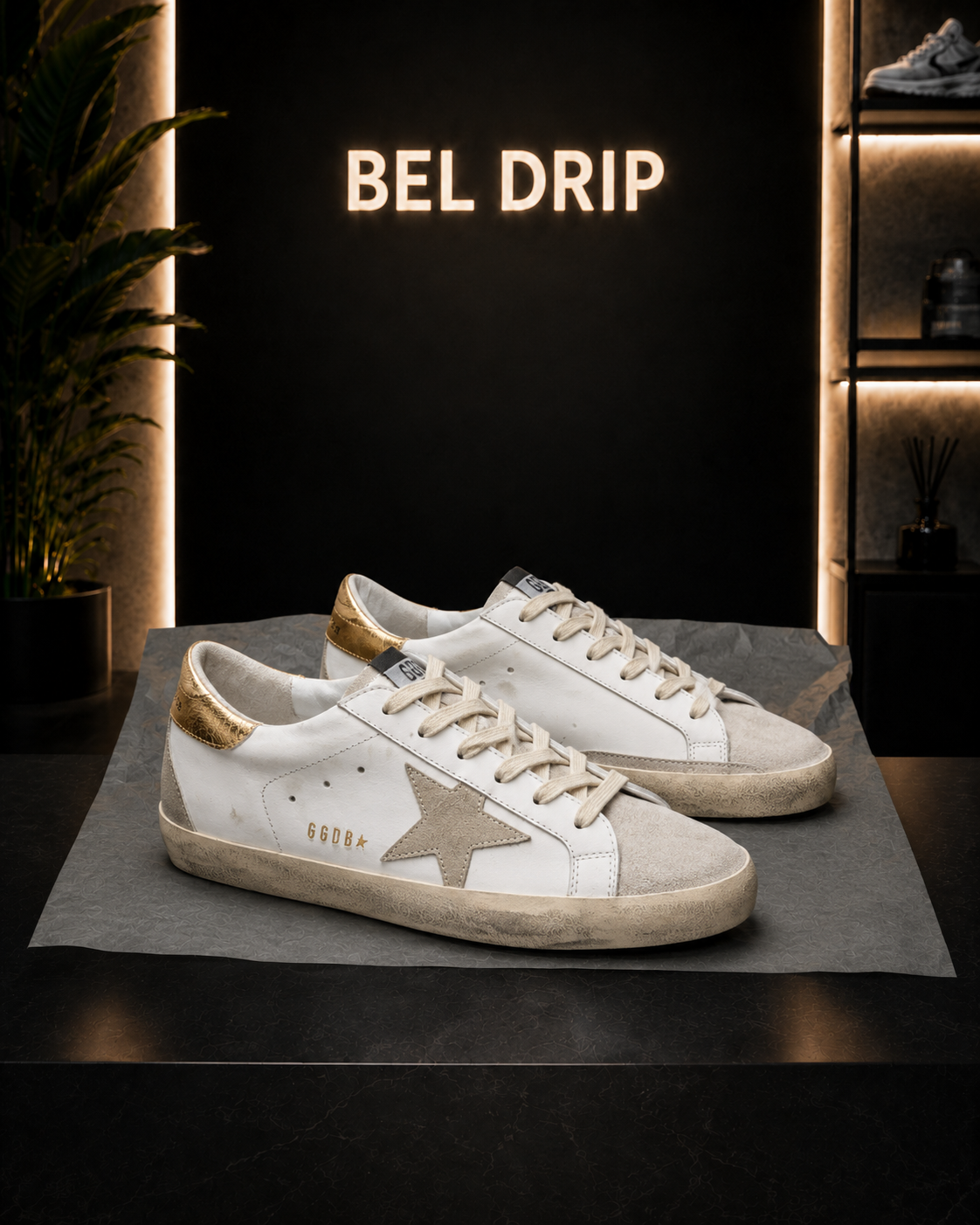 Golden Goose Super-Star White/Gold