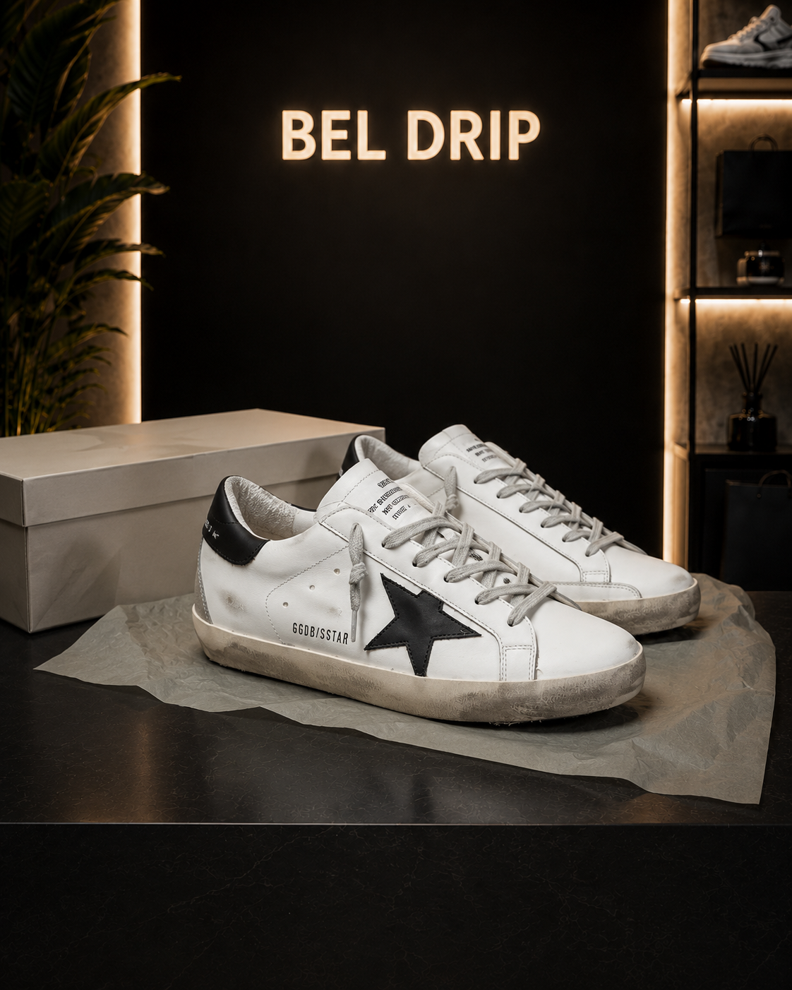 Golden Goose Super-Star White/Black