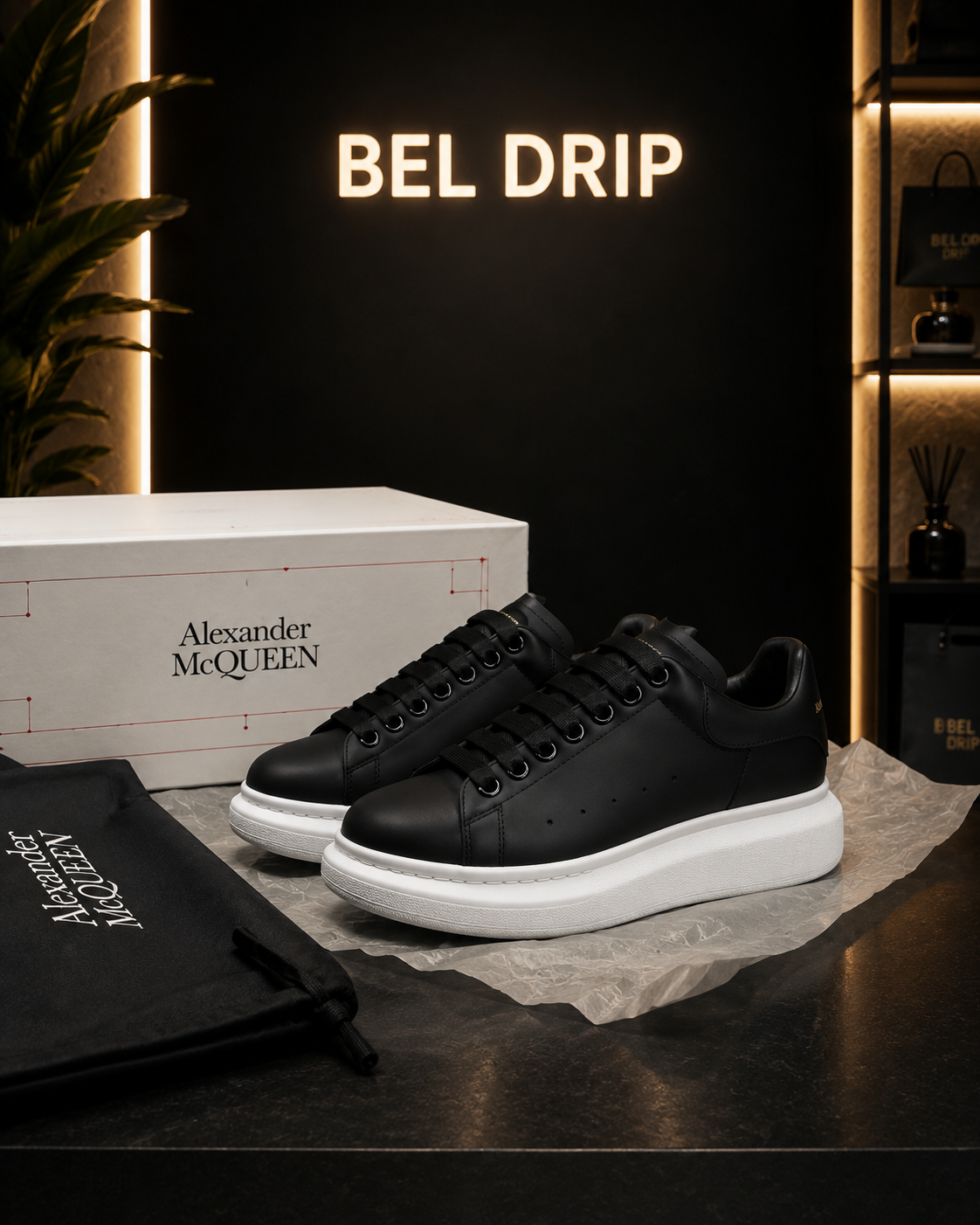 Alexander Mcqueen Nera/Bianca