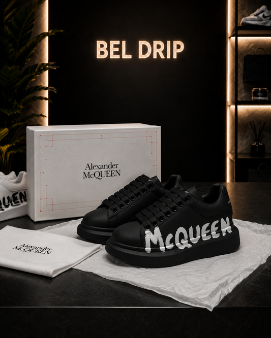 Scarpe Alexander McQueen Graffiti Nera