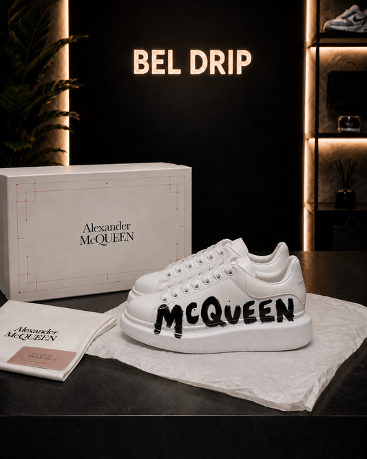 Scarpe Alexander McQueen Graffiti Bianca