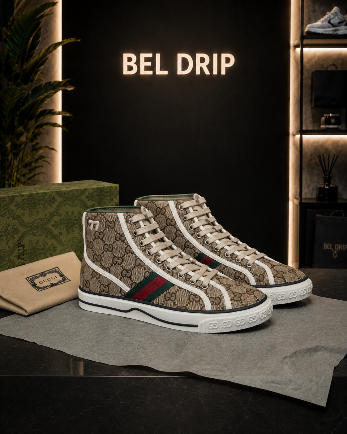 Sneakers Alte Gucci Monogram