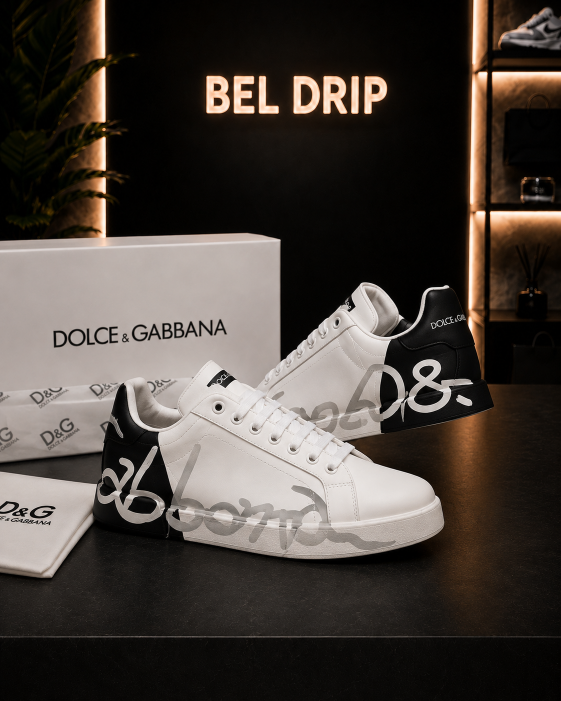 DOLCE & GABBANA black white