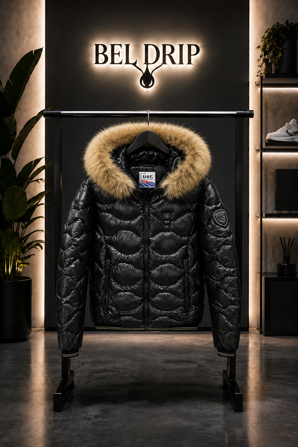 Blauer Donna con Pelliccia